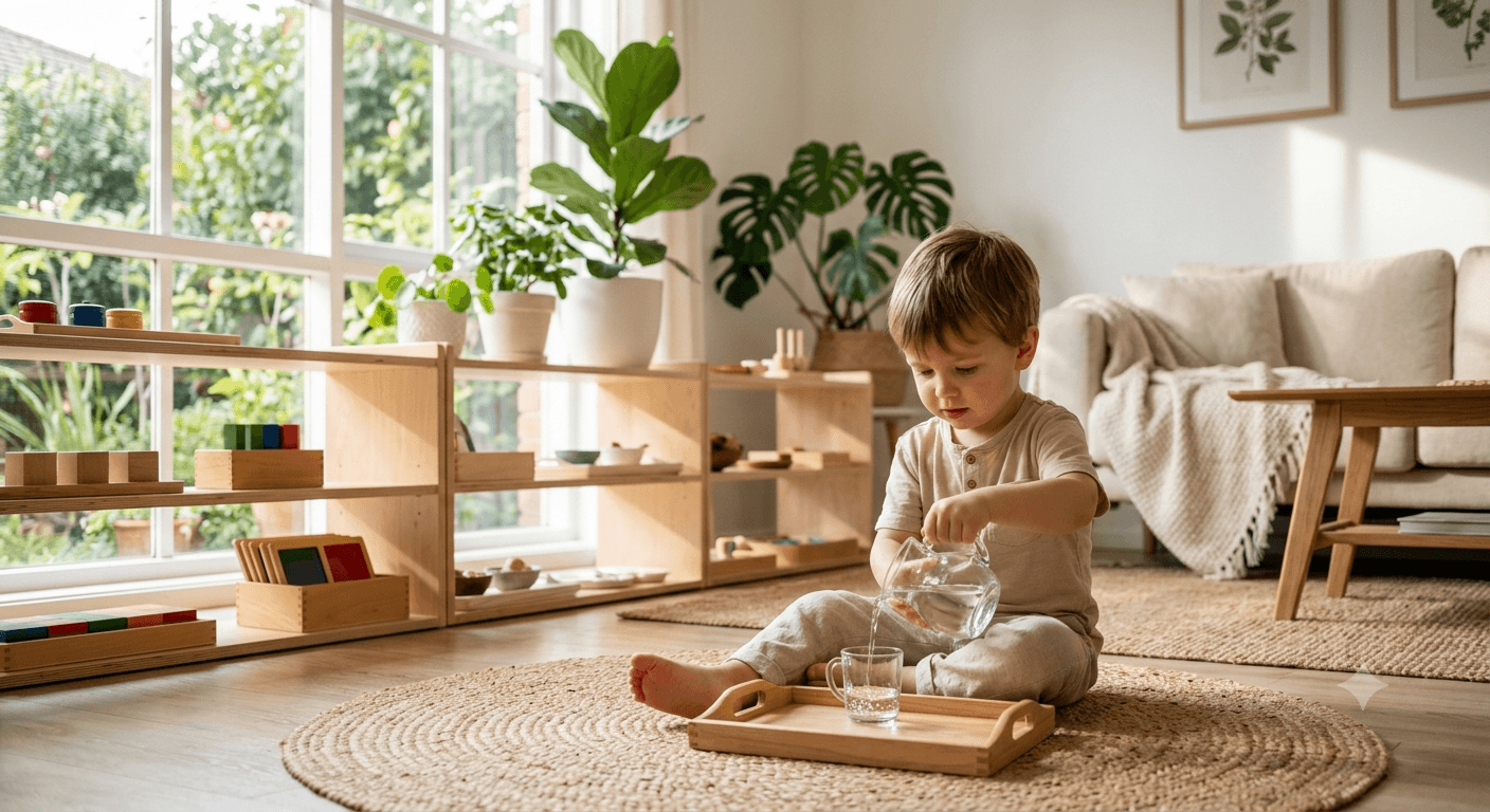 Cómo preparar un ambiente Montessori en casa